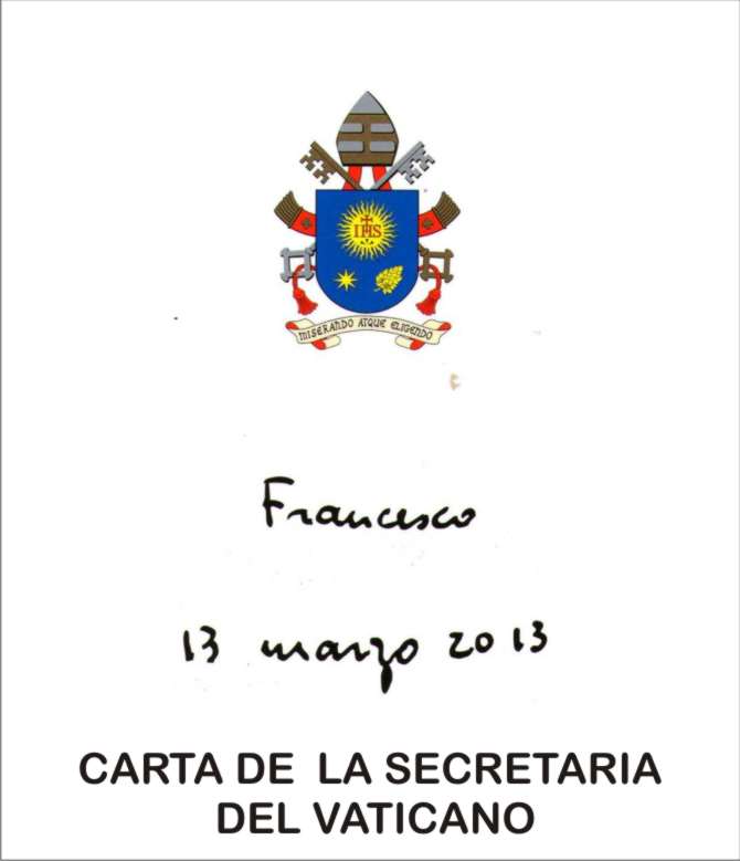 CARTA DEL VATICANO